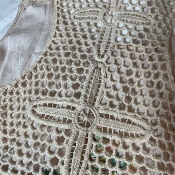 MINE Sz L bohemian swing tank with crochet - Picture 12 of 14